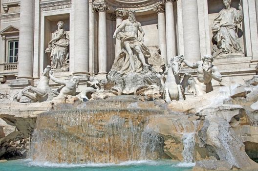 Fountain in Rome, Trevi fountain (Fontana di Trevi)