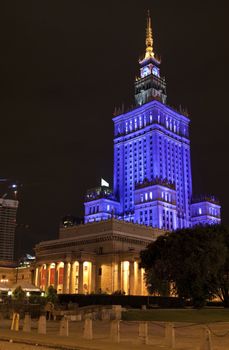 Palace of Culture and Science in Warsaw.