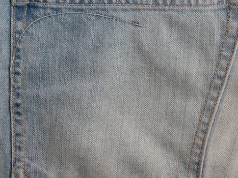 Blue jeans pocket useful as a background