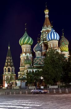 St Basil's Cathderal on Red Square in Moscow.