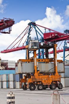 Loading at the commercial dock