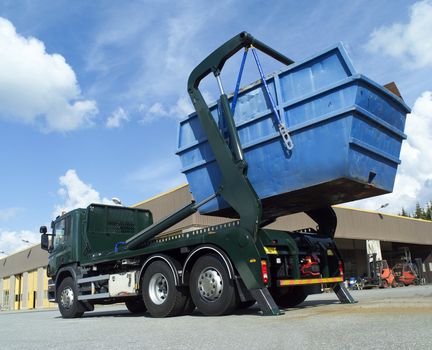 Cargo Container on a truck