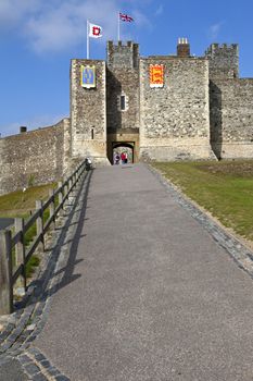 Dover Castle in Kent.