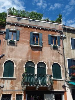 Venice - Buildings along the venetian canal