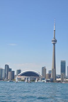 Toronto Skyline in Ontario, Canada