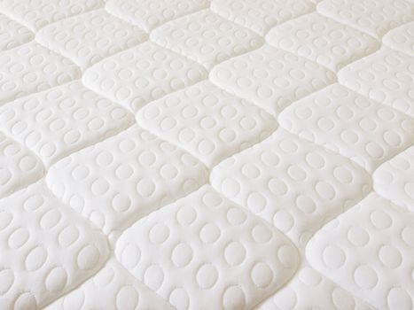 close up of a spring mattress