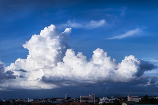 Sky over Pattaya City. Naklua District.