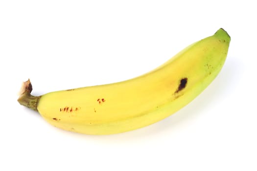 Fresh ripe banana isolated on white background