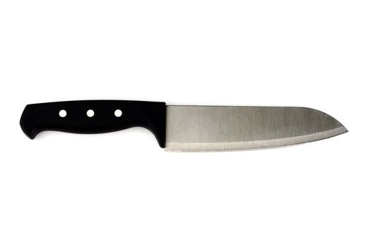 Kitchen knife isolated on white