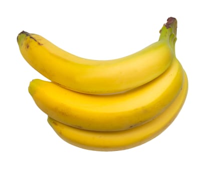 bananas on a white background