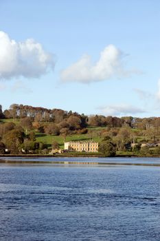 ballynatray house county Waterford Ireland set in its estate on the river blackwater