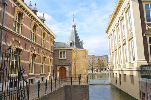 Binnenhof Palace in Den Haag,  Netherlands. Dutch Parlament buildings