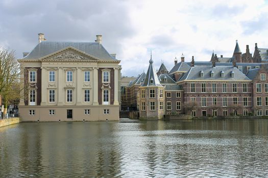 Binnenhof Palace in Den Haag,  Netherlands. Dutch Parlament buildings