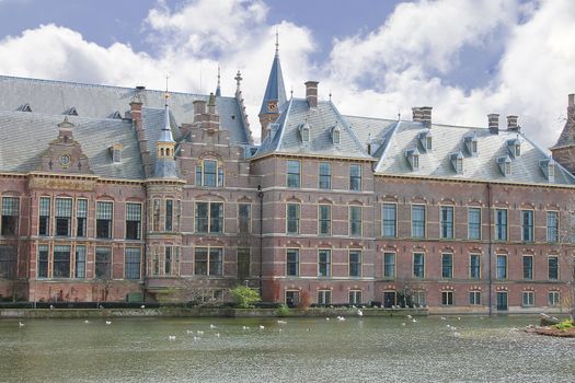 Binnenhof Palace in Den Haag,  Netherlands. Dutch Parlament buildings