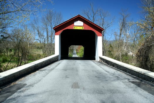 Van Sandt covered bridge in PA
