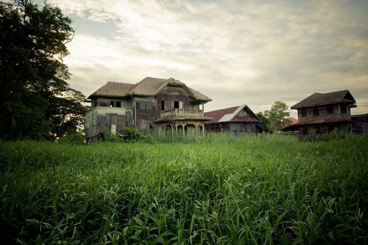 abandoned old house in Thailand