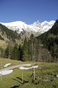 the famous alp mountains mountaineer range high