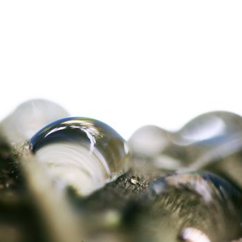 water drop macro close up
