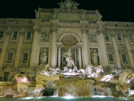  De Trevi Fountain, Rome                              