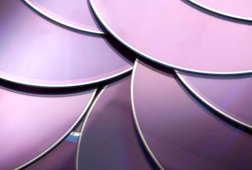 Abstract technology background with cd and dvd