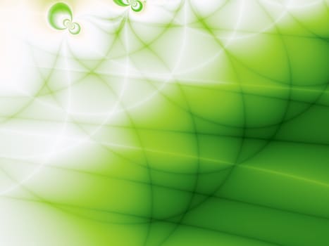 Abstract background in shades of green on a summer theme
