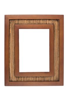 Picture frame isolated on a white background.