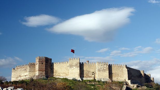 The citadel on Ayasuluk Hill, Selcuk castle, Turkey