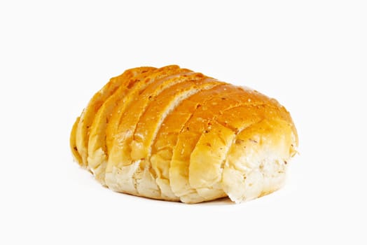 Bread slice isolated