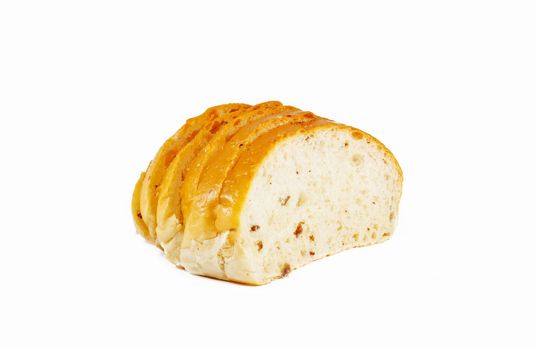 Bread slice isolated