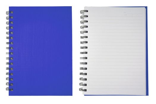 Blue Blank Note Book