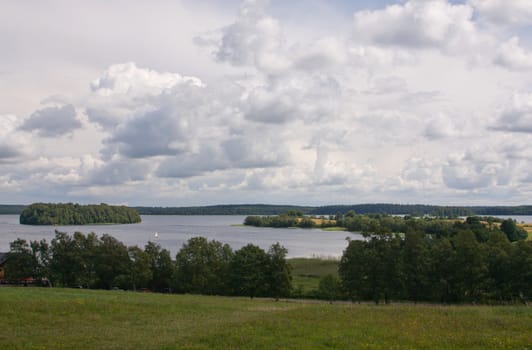summer land sky horizon