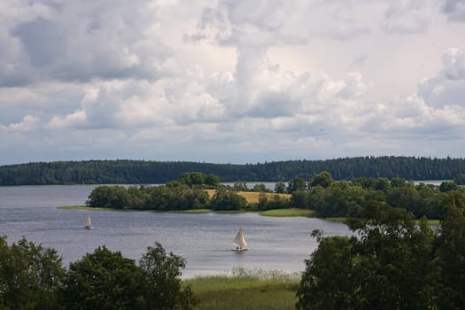 summer land sky horizon