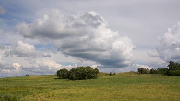 summer land sky horizon