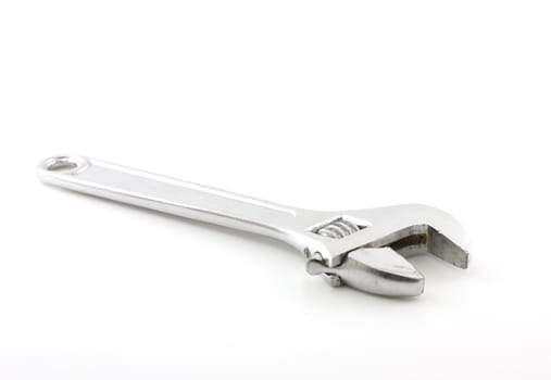 Adjustable spanner over white