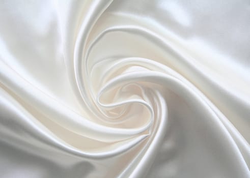 Smooth elegant white silk can use as wedding background 