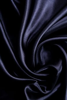 Smooth elegant black silk can use as background 