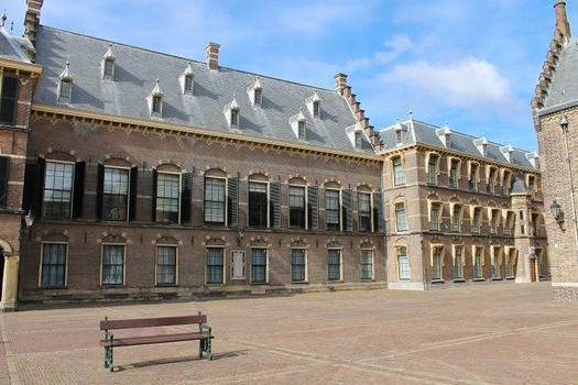 The Binnenhof at Den Haag, building of the dutch parliament and government 