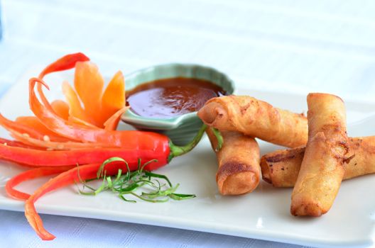 veg spring rolls