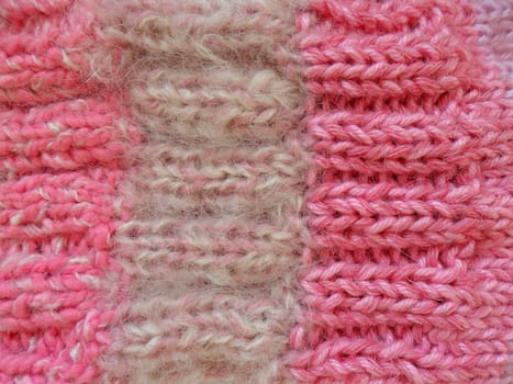 Hand knitted background