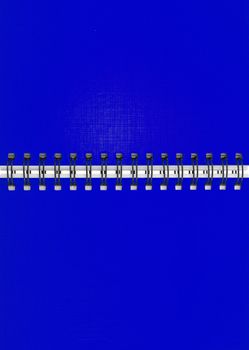 Blue Blank Note Book as background
