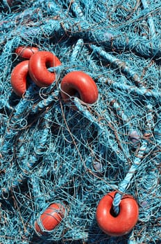 mesh used by fishermen for fishing