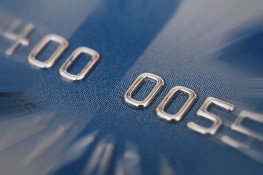 Close-up of a credit card