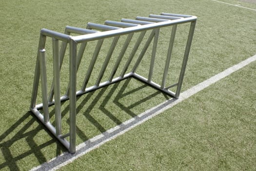 steel football goal