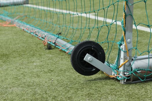 rolling football goal