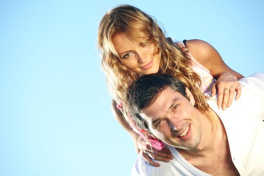 lovers in sky happy in love