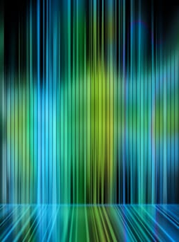 Abstract color light rays striped wall background