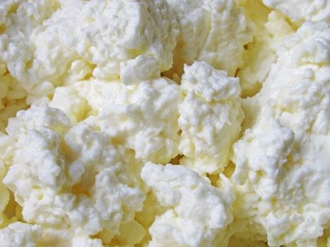 close up of curds