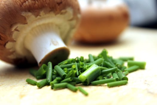 kitchen mushrooms