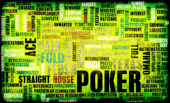 Poker Game of Texas Hold'em Rules and Concept