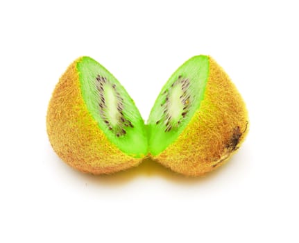  kiwi on a white background